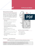 T10 Float Level Switch: Description