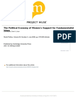 2-11-2018-Blaydes and Linzer 2008 The Political Economy of Women's Support For Fundamentalist Islam