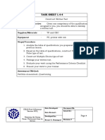 TASK SHEET 1.4-4 (Written Test)