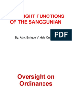 2014 Oversight and Quasi-Judicial Functions of The Sanggunian (VMLP)