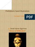 Prehistoric Hand Illustration: by Begüm Bilgenoglu