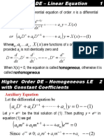 Higher Order Differential Equations - Dr. M. A. Maleque