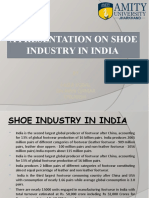 A Presentation On Shoe Industry in India