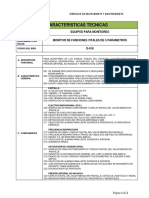 D-018 Monitor Funciones Vitales de 05 Parametros