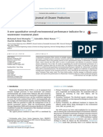 A New Quantitative Overall Environmental Performance Indicator For A Wastewater Treatment Plant PDF