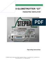 Stephan F-120 Globetrotter Paediatric Ventilator - User Manual PDF