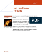 HSE - Safe Use and Handling of Flammable Liquids