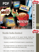 Nestle BCG Matrix