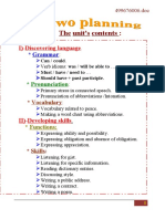 The Unit's Contents:: I) - Discovering Language