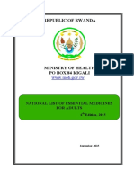 List of Essential Medicine For Adult in Rwanda PDF