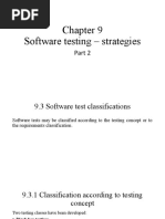 Software Testing - Strategies