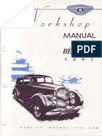 Bentley Mark 6 Workshop Manual