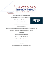 La Perdida y Suspension de Una Responsabilidad Parental