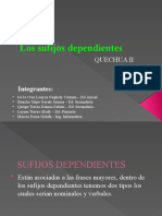 Los Sufijos Dependientes