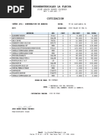 Cotización La Flecha PDF