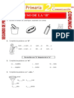 Uso de La B para Segundo de Primaria