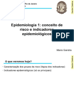 Epidemiologia 1 - Risco e Indicadores Epidemiológicos - SLIDES PDF