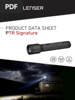 Product Data Sheet P: 7R Signature