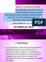 MIS School Based Orientation On LAC PDF