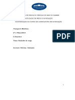 Unitização de Cargas Transporte Maritimo 2019 Aula 2 e 3 Ano PDF