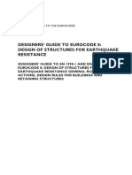 Designers' Guide To Eurocode 8: Design of Structures For Earthquake Resistance