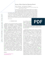 Quantum Coherence, Holevo Bound and Quantum Discord: PACS Numbers