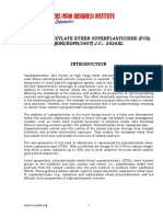 Project Report On Polycarboxylate Ether Superplasticizer (Pce)