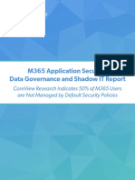 M365 Application Security Data Governance Shadow IT Report