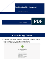 Mobile Application Development: Android UI Controls