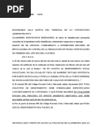 Recurso de Revocatoria Civil