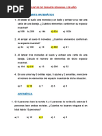 Preguntas Examen Semanal 1 Año - 17 - 11 - 20