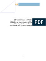 Interés Superior Del Niño. 12 Fallos en Jurisprudencia Nacional