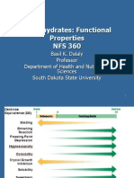 Carbohydrates Functional Properties