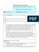 Lesson Planning in Hpe - 3 Part Lesson Plan