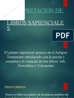 9 - Interpretación de Los Libros Sapienciales