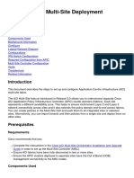 Configure ACI Multi-Site Deployment: Requirements