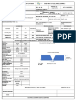 Welding Procedure Specification Krishna Steel Industries: Electrical Characterstics (Qw-409)