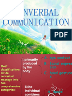 Kinds of Non Verbal Communication