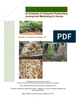 Situational Analysisof Cassava Production Processingand Marketingin Kenya