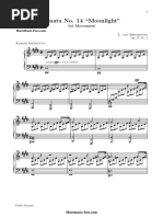 Moonlight Sonata Sheet Music Beethoven PDF