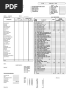 Date: September 5, 2016: 8 Rig Operation Cost 3,453 3,453 3,453