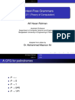 Context-Free Grammars: CSE 211 (Theory of Computation)