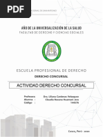 Actividad Derecho Concursal