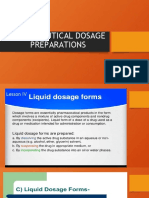 Phrmaceutical Dosage Preparations