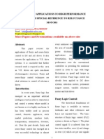 Fuzzy Logic Applications To High Performance Drives With Special Reference To Reluctance Motors