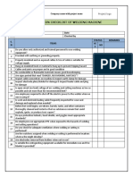 Welding Inspection Checklist..