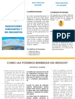 Folleto Radiaciones Ionizantes y NO Ionizantes PDF