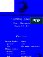 Operating Systems: Memory Management (Chapter 8: 8.1-8.6)