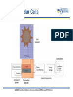 Solar Cells: ELEG620: Solar Electric Systems University of Delaware, ECE Spring 2009 S. Bremner