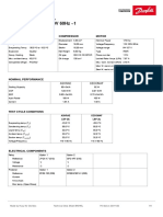 Technical Data Sheet B43H5L 110-120V 60Hz 1 R134a: Compressor Model Voltage Refrigerant